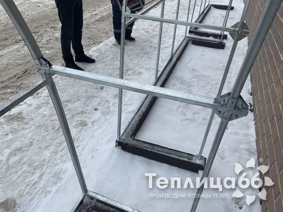 Теплица Рада Астра Премиум, оцинкованный профиль 20х30, покрытие из поликарбоната, шириной 3 метра (шаг 1 м)